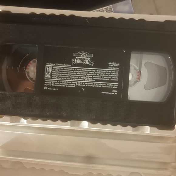 Disney VHS 2/$10 or 6/$20 Melody Time (Masterpiece 50th Anniversary) - Picture 6 of 7